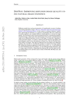 DIFFNAT: Improving Diffusion Image Quality Using Natural Image
  Statistics