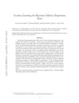 Co-data Learning for Bayesian Additive Regression Trees