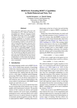 BERTwich: Extending BERT's Capabilities to Model Dialectal and Noisy
  Text