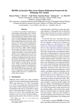 IBADR: an Iterative Bias-Aware Dataset Refinement Framework for
  Debiasing NLU models