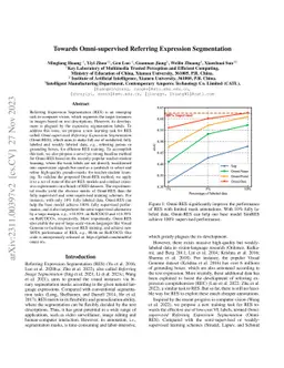 Towards Omni-supervised Referring Expression Segmentation