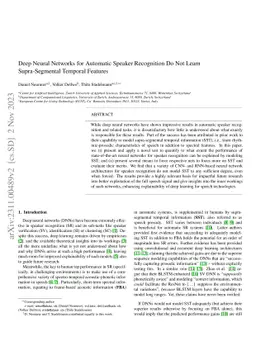 Deep Neural Networks for Automatic Speaker Recognition Do Not Learn
  Supra-Segmental Temporal Features