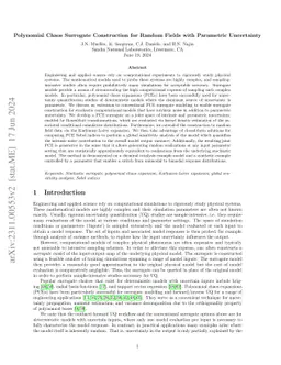 Polynomial Chaos Surrogate Construction for Random Fields with
  Parametric Uncertainty