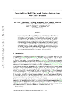 SmoothHess: ReLU Network Feature Interactions via Stein's Lemma