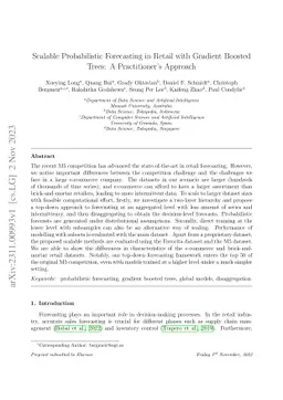 Scalable Probabilistic Forecasting in Retail with Gradient Boosted
  Trees: A Practitioner's Approach