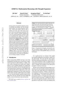 ATHENA: Mathematical Reasoning with Thought Expansion