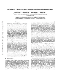 LLM4Drive: A Survey of Large Language Models for Autonomous Driving