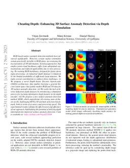 Cheating Depth: Enhancing 3D Surface Anomaly Detection via Depth
  Simulation