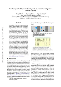 Weakly Supervised Semantic Parsing with Execution-based Spurious Program
  Filtering