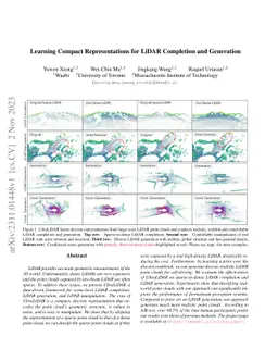 UltraLiDAR: Learning Compact Representations for LiDAR Completion and
  Generation