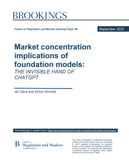 Market Concentration Implications of Foundation Models