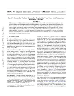 VQPy: An Object-Oriented Approach to Modern Video Analytics