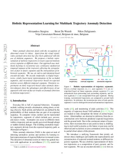 Holistic Representation Learning for Multitask Trajectory Anomaly
  Detection
