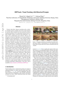 HIPTrack: Visual Tracking with Historical Prompts