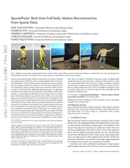 SparsePoser: Real-time Full-body Motion Reconstruction from Sparse Data