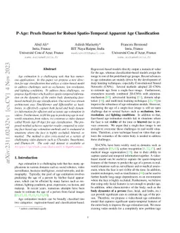 P-Age: Pexels Dataset for Robust Spatio-Temporal Apparent Age
  Classification