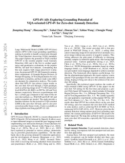 GPT-4V-AD: Exploring Grounding Potential of VQA-oriented GPT-4V for
  Zero-shot Anomaly Detection