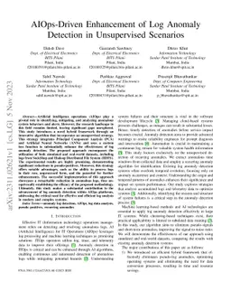 AIOps-Driven Enhancement of Log Anomaly Detection in Unsupervised
  Scenarios