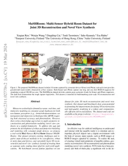 MuSHRoom: Multi-Sensor Hybrid Room Dataset for Joint 3D Reconstruction
  and Novel View Synthesis