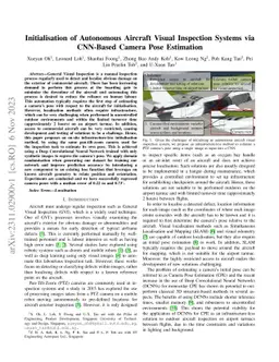 Initialisation of Autonomous Aircraft Visual Inspection Systems via
  CNN-Based Camera Pose Estimation
