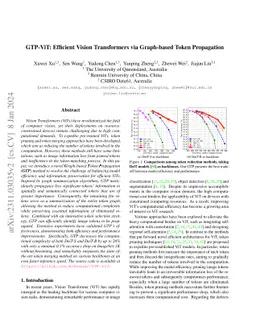 GTP-ViT: Efficient Vision Transformers via Graph-based Token Propagation