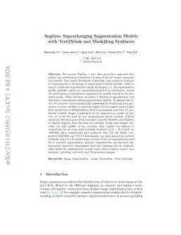 SegGen: Supercharging Segmentation Models with Text2Mask and Mask2Img
  Synthesis