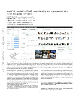 InterVLS: Interactive Model Understanding and Improvement with
  Vision-Language Surrogates