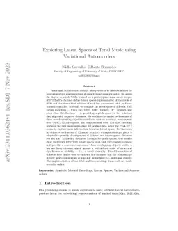 Exploring Latent Spaces of Tonal Music using Variational Autoencoders