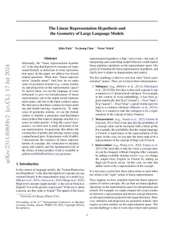 The Linear Representation Hypothesis and the Geometry of Large Language
  Models