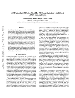 3DifFusionDet: Diffusion Model for 3D Object Detection with Robust
  LiDAR-Camera Fusion