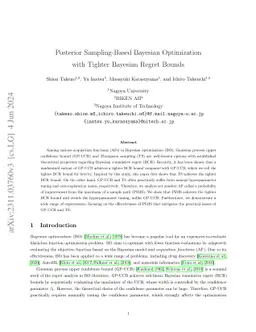 Posterior Sampling-Based Bayesian Optimization with Tighter Bayesian
  Regret Bounds