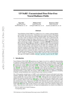 UP-NeRF: Unconstrained Pose-Prior-Free Neural Radiance Fields