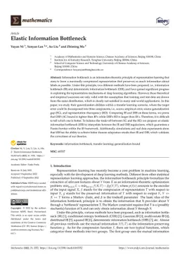 Elastic Information Bottleneck
