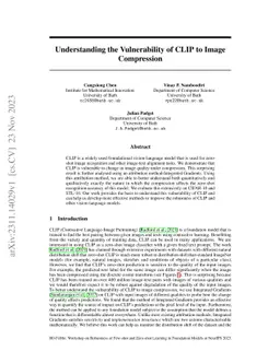Understanding the Vulnerability of CLIP to Image Compression