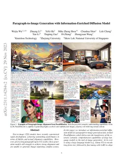 Paragraph-to-Image Generation with Information-Enriched Diffusion Model