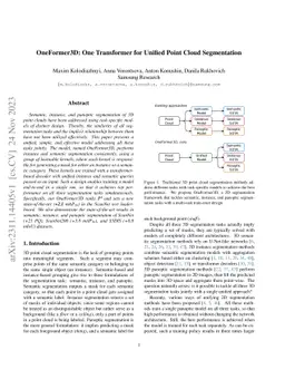 OneFormer3D: One Transformer for Unified Point Cloud Segmentation