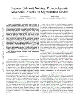 Segment (Almost) Nothing: Prompt-Agnostic Adversarial Attacks on
  Segmentation Models