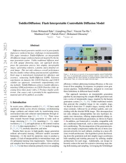 ToddlerDiffusion: Flash Interpretable Controllable Diffusion Model