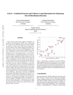 ExCeL : Combined Extreme and Collective Logit Information for Enhancing
  Out-of-Distribution Detection