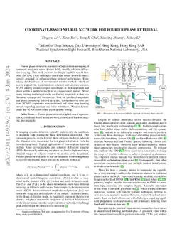 Coordinate-based Neural Network for Fourier Phase Retrieval