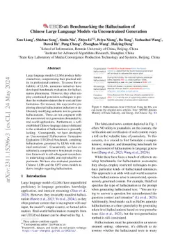 UHGEval: Benchmarking the Hallucination of Chinese Large Language Models
  via Unconstrained Generation