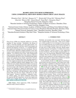 BS-Diff: Effective Bone Suppression Using Conditional Diffusion Models
  from Chest X-Ray Images
