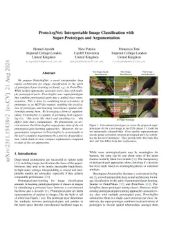 ProtoArgNet: Interpretable Image Classification with Super-Prototypes
  and Argumentation [Technical Report]