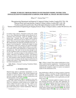Where to Begin? From Random to Foundation Model Instructed
  Initialization in Federated Learning for Medical Image Segmentation