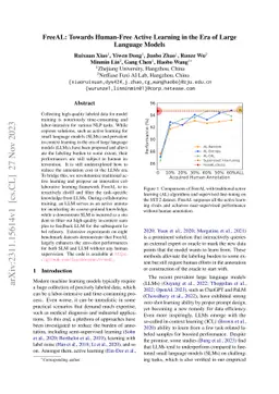 FreeAL: Towards Human-Free Active Learning in the Era of Large Language
  Models