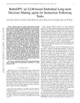 RoboGPT: an intelligent agent of making embodied long-term decisions for
  daily instruction tasks