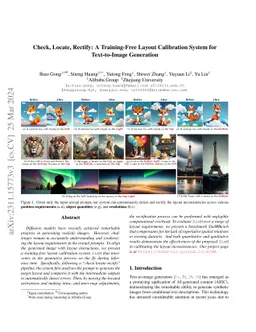 Check, Locate, Rectify: A Training-Free Layout Calibration System for
  Text-to-Image Generation
