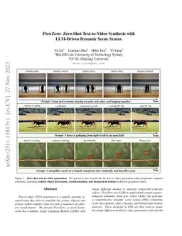 FlowZero: Zero-Shot Text-to-Video Synthesis with LLM-Driven Dynamic
  Scene Syntax