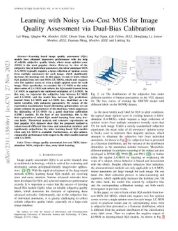 Learning with Noisy Low-Cost MOS for Image Quality Assessment via
  Dual-Bias Calibration