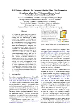 Tell2Design: A Dataset for Language-Guided Floor Plan Generation